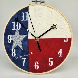Texas Flag Clock