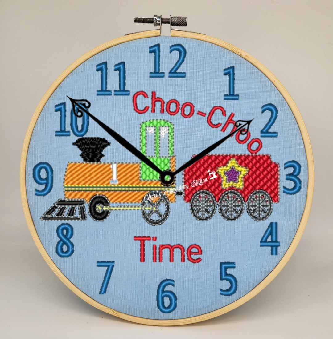 Choo-Choo Train Clock