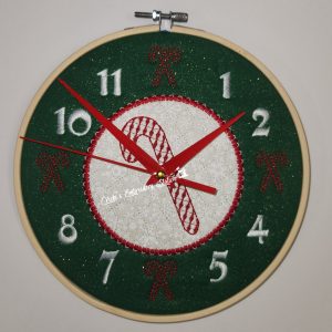 Candy Cane Clock
