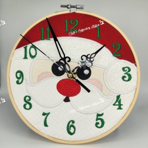 Santa Face Clock