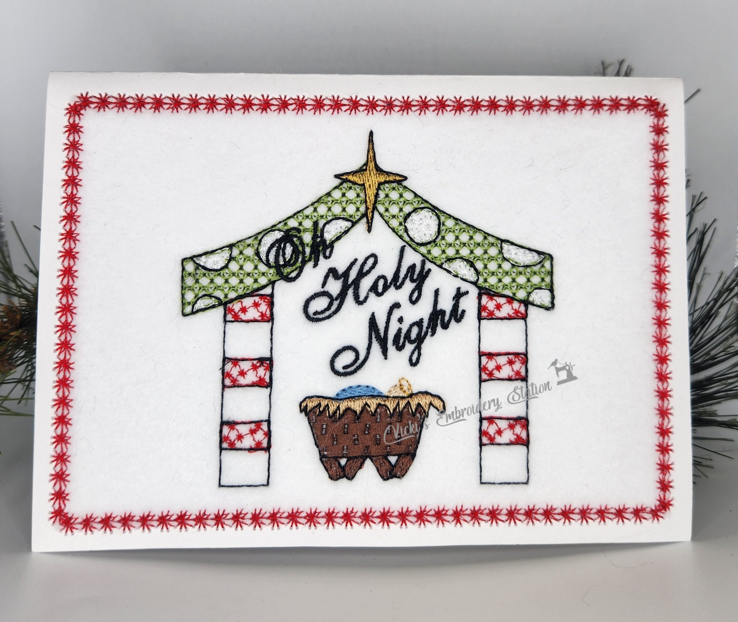 Oh Holy Night Greeting Card