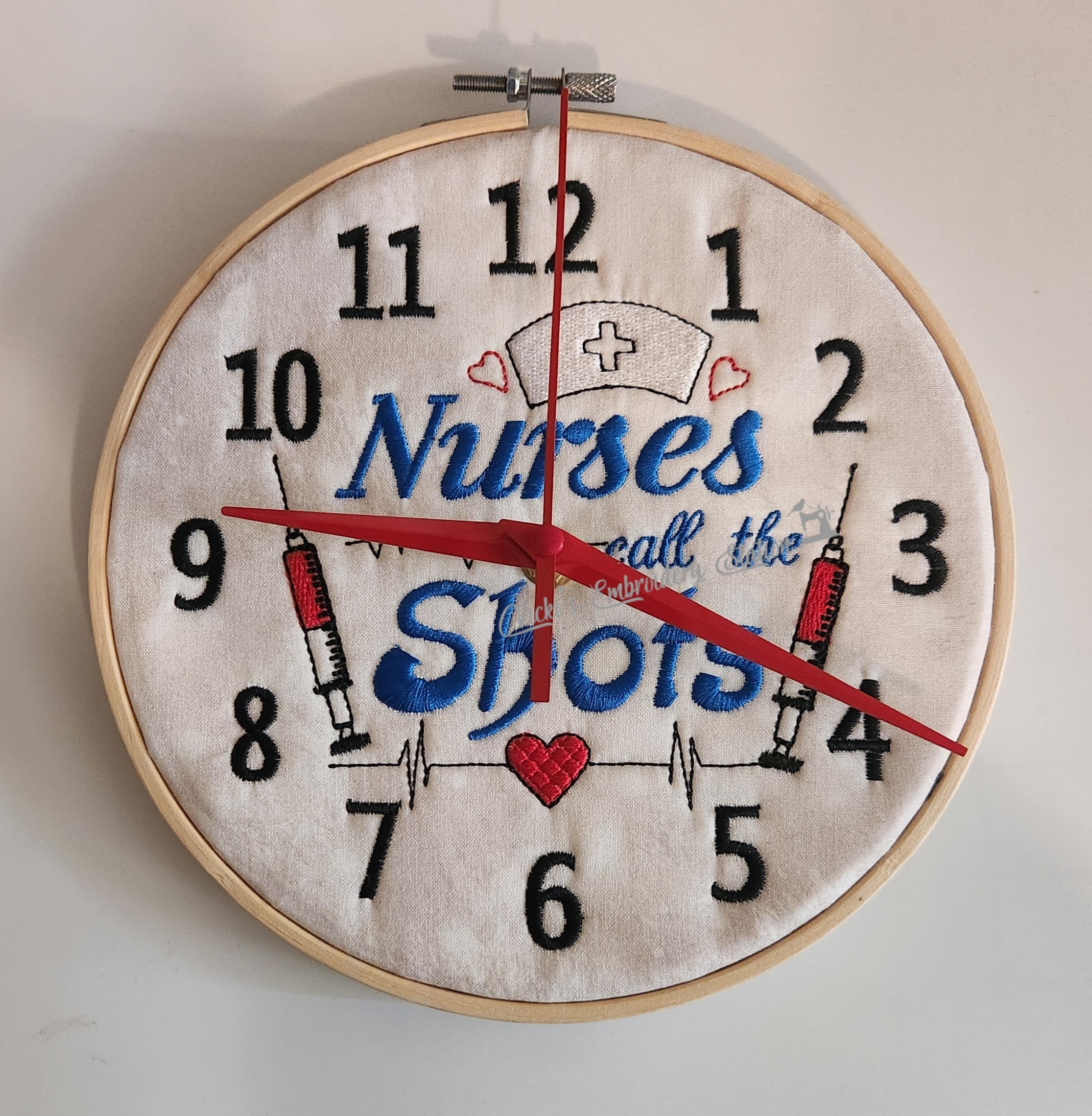 Nurses Call the Shots Clock