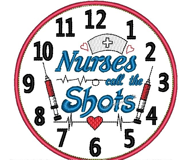 Nurses Call the Shots Clock - Image 2