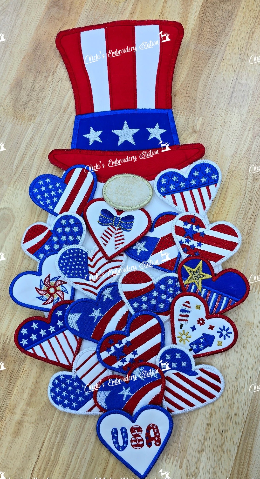 Patriotic Gnome Wall Hanging