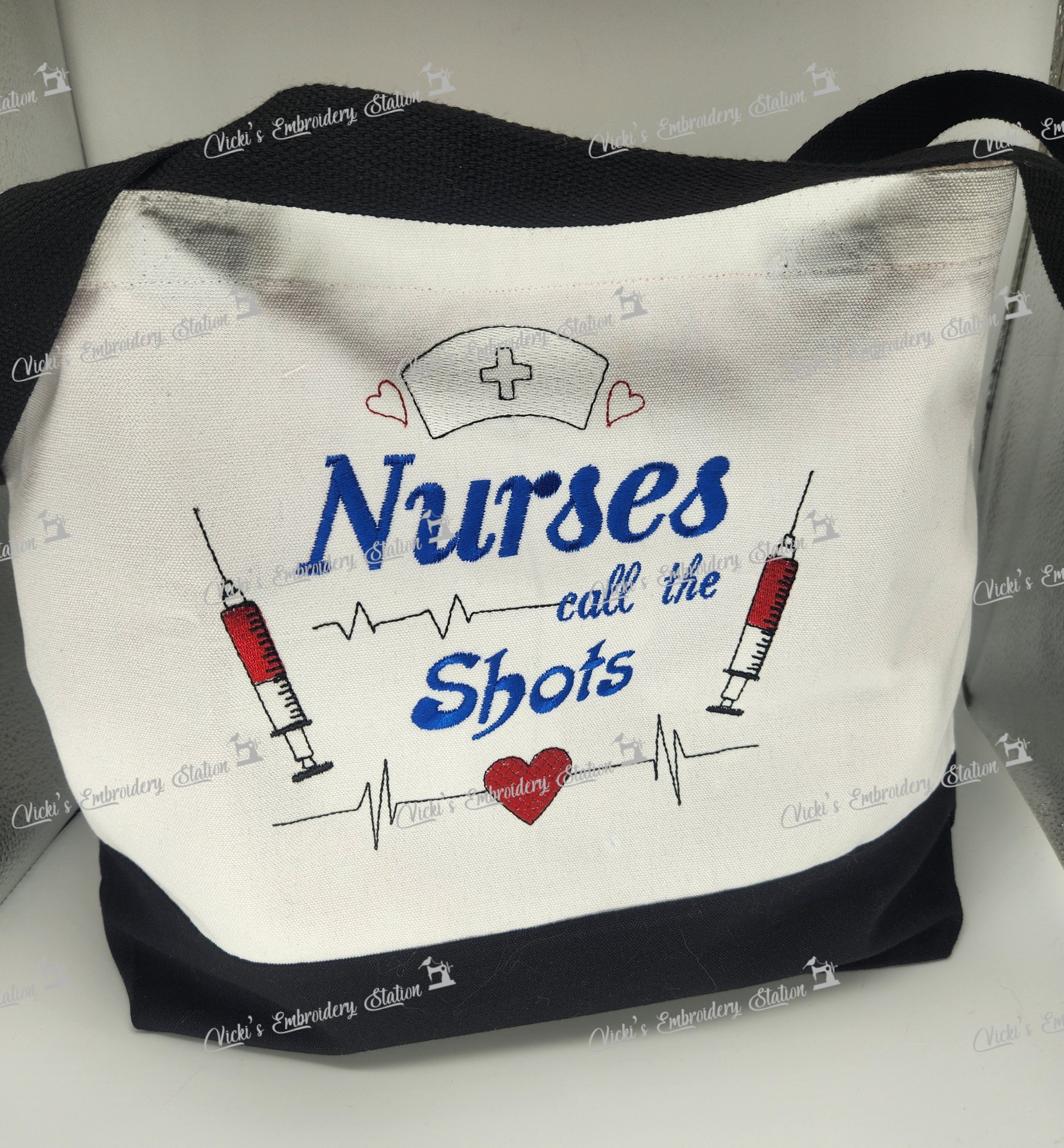 Nurses Call the Shots Word Art