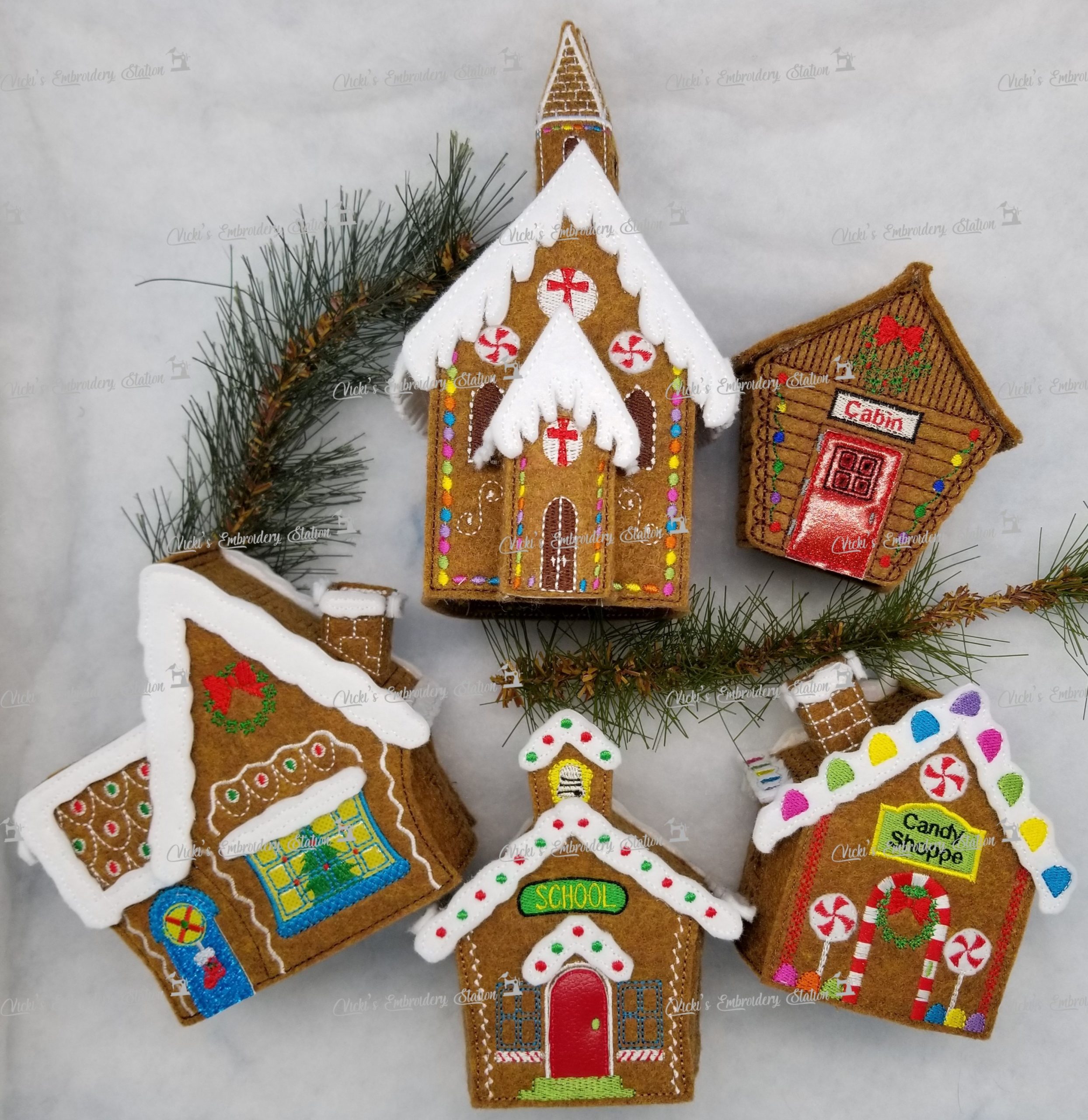 Gingerbread Village Bundle SMALL VES